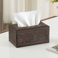 Car Leather Tissue Box/Carton/Paper Napkin Box/Creative Car Organization Box,Q,19 * 12 * 9.5CM
