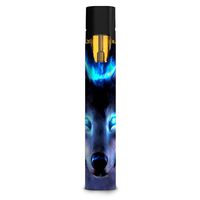 IT'S A SKIN Decal Vinyl Wrap Compatible with STIIIZY (TM) Premium Vaporizers Sticker Sleeve Cover/Wolf Glowing Eyes Fire