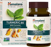 Himalaya Turmeric 95 with Curcumin, 30 VCaps for Antioxidant & Joint Support 600mg, 1 Month Supply