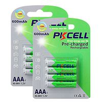 8 Pack AAA 600mAh NiMH 1.2V Pre-Charged Rechargeable Battery