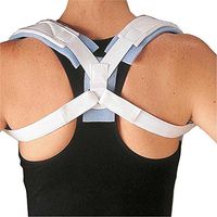 Rolyan Heavy Padded Clavicle Splint, Large, Collarbone Sling & Shoulder Support, Posture Stabilization Support and Clavicle Brace for Correcting Posture, Treating Muscle Pain, Fracture Breaks