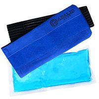 Pain Relief Gel Ice Pack with Wrap for Hot and Cold Therapy: Microwavable, Flexible, Reusable (for Small Body Parts or Limbs Only)