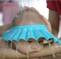Soft Baby Kids Children Shampoo Bath Bathing Shower Cap Hat Wash Hair Shield