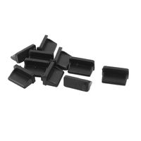 uxcell Silicone USB Port Cover Anti Dust Protector for Female End 10Pcs