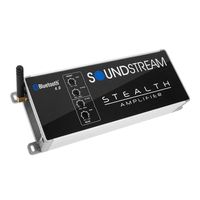SOUNDSTREAM ST41000DB Stealth Series 1000W Class D Bluetooth 4 Channel Amplifier (2 Pack)