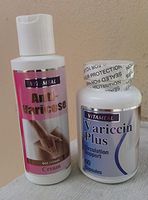 Variccin Plus & Anti Varicose Cream Circulation Support Varices by All Nue
