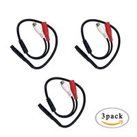 Sizheng High Sensitive Mini Audio Pickup Security Device,Use for CCTV Microphone DVR Surveillance System 16mm×5mm Black (3pack)