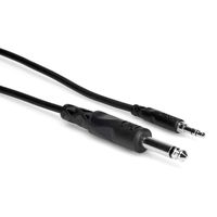 Hosa CMP-105 1/4" TS to 3.5 mm TRS Mono Interconnect Cable, 5 Feet