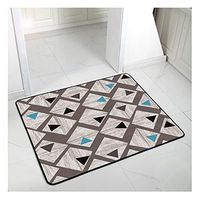 GHHZZQ 2 Pieces Bathtub Mat Geometric Figure Simple and Elegant Durable Foot Pad Balcony Bathroom Rugs, 0.4 cm Thick, 80x160cm (Color : C, Size : 80x160cm)