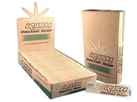 Kush 100% Organic Hemp Rolling Paper 1 1/4" 5 Packs