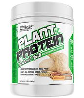 Nutrex Research Plant Protein | Great Tasting Vegan Plant Based Protein | No Artificial Flavors, Colors, or Sweeteners, Gluten Free, Lactose Free | 18 Servings (Cinnamon Cookies)