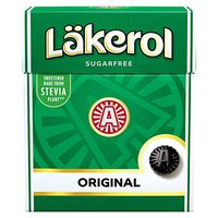 6 Pack of Lakerol /Laekerol Original Menthol Flavor Sugar Free Pastilles ( 6 x 0.88oz)