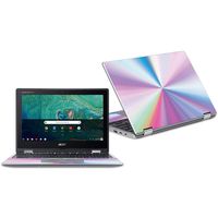 MightySkins Skin Compatible with Acer Chromebook Spin 11" CP311 - Rainbow Zoom | Protective, Durable, and Unique Vinyl Decal wrap Cover | Easy to Apply, Remove, and Change Styles | Made in The USA