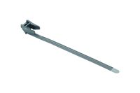 Panduit AST25-5-C100 Aerial Support Tie, Weather Resistant Polypropylene, 75lbs Min Tensile Strength, 2.5" Max Bundle Diameter, 0.055" Thickness, 0.448" Width, 10" Length (Pack of 100)