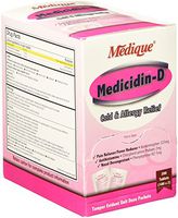 Medique Products 12047 Medicidin-D Cold, 100-Packets of 2, Cold And Allergy Relief