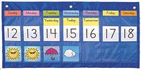 Carson Dellosa Weekly Calendar with Weather Pocket Chart (5636)