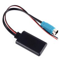beler 3 Pin Bluetooth Adapter AUX Audio Cable Fit for Alpine KCE-237B CDE-101 CDE-102 INA-W900 CDA-105