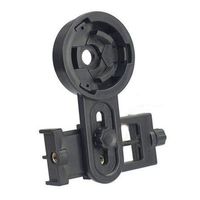 Shentesel Phone Shooting Adapter Telescopes Binoculars Mount Clamp Connector - Black