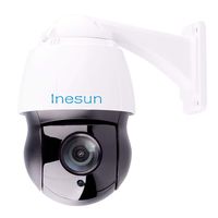 Inesun IP 1080P High Speed PTZ Camera Outdoor - 18x Optical Zoom Security Surveillance with Laser IR Night Vision up to 400ft