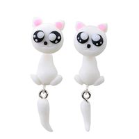 Liraly 1Pair Jewelry Handmade Clay Soft Pottery Earrings Animal Earring Accessories