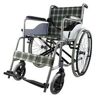 FLYSXP GHT Folding Manual Wheelchair Multi-Function Household Elderly Disabled Scooter Wheelchair