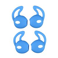 wsloftyGYd 4Pcs in-Ear Eartips Earbuds Earphone Case Cover Skin for Apple AirPods iPhone 7 Sky Blue