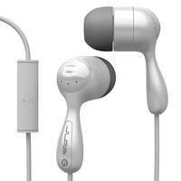 JLab Audio JBuds Hi-Fi Noise-Reducing Ear Buds with Universal Microphone, Guaranteed for Life - White
