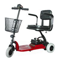 Shoprider - Echo 3 - Portable Travel Scooter - 3-Wheel - Red - PHILLIPS POWER PACKAGE TM - TO $500 VALUE