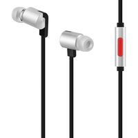 ADAX 5-40kHZ Wide Frequency Earphones Wired Metal Earbuds with Microphone Mic HD Bass Stereo Audifonos in Ear Headsets Earpieces Earsets Headphones for iPhone Apple ipad iPod Samsung