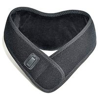 Quisilife Neck Heating Wrap USB Neck Heating Wrap for Neck and Shoulders Pain Relief Soft Neck Heated Wrap (Color : Black, Size : Free Size)