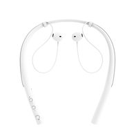 Bluetooth Headphones in Ear Headphone,Magnetic Sport Earbuds Wireless Headphones Neckband Wearable Speaker Retractable Earbuds 3D Stereo Sound Sweatproof Headset with Mic(White)