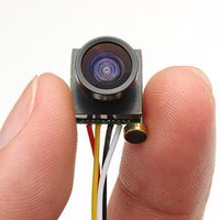 BeesClover 600TVL 1/4 1.8mm CMOS FPV 170 Degree Wide Angle Lens Camera PAL/NTSC 3.7-5V for RC Drone FPV Racing （ NTSC ）