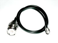 Comet Original HM05JSJ 18" Cable Adapter SO-239 (UHF Female) to SMA Female (Reverse SMA)