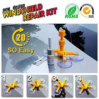 Alelife Windscreen Windshield Repair Tool Set DIY Car Wind Glass Kit for Chip Crack