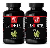 5 htp Appetite suppressant - L-5-HTP for a Good Night's Sleep, for Mood and Energy - Natural Sleep Support - 2 Bottles 60 Capsules