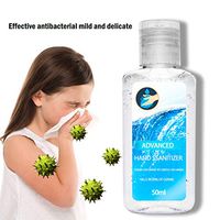 Feccile 50ml Portable Hand Sanitizer, Alcohol-Free Antibacterial Cleaner, Bacteriostatic Hand Wash, Liquid Hand Soap for Kitchen Bathroom Office Traveling Moisturizing,Cleaning Supplies(2PCS)