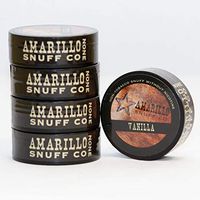 Amarillo Snuff - 5-can roll - Tobacco and Nicotine Free (Vanilla)