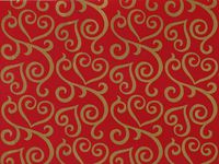 SCROLLED HEARTS Gift Wrap 24"x833'Gift Wrap Full Ream Roll (1 unit, 1 pack per unit.)