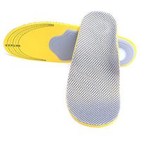 FIRSTLIKE Comfort Orthotic Arch Support Insoles, Shock Absorbing Feet Pain Relief Sport Insoles for Adult