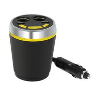 Docooler FM Transmitter Bluetooth MP3 Player Two Cigarette Lighter Hands-free Car Kit USB Charger Support TF Card U Disk Music Play