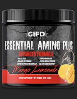 GIFD Labs, Essential Amino Plus, Essential Amino Acid, Collagen, biotin, Muscle Building, Tendon strengthening, Faster Muscle Recovery, Hair, Skin, Nails, 30 Servings, Mango/Lemonade,