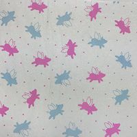 Black Cat Avenue 20" x 30" Printed Tissue Paper for Gift Wrapping, 24-Sheet, Flying Piglets