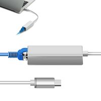Type-c USB 3.0 Portable Gigabit Ethernet Adapter with Ethernet Port for MacBook (Type-c Series), Network Type C Connecter  to RJ45 Gigabit Ethernet LAN Network Adapter