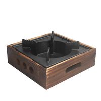 stoertuy Portable Aluminum Alloy Square Commercial Solid Alcohol Stove, Home Old Dry Stew Fire Boiler