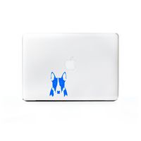 (2X) StickAny Laptop Series Bull Terrier Sticker for MacBook Pro, Chromebook, Surface Pro, and More (Blue)