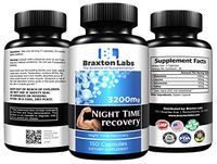 Braxton Labs Night Time Recovery 3200mg. 1500 Capsules