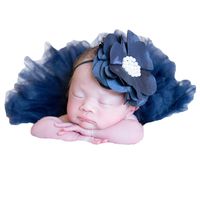 Baby Photography Props Tutu Skirt Headdress Newborn Girl Photo Shoot Outfits Infant Costume Princess Dress