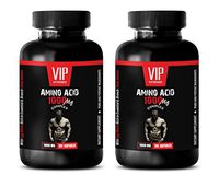 Bodybuilding Supplements for Mass - Amino Acid 1000 MG Complex - l-leucine Capsules - 2 Bottles 200 Capsules