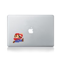 8-bit Mario Vinyl Sticker for MacBook (13-inch MacBook and 15-inch MacBook) / Laptop/Guitar