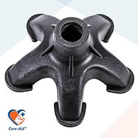 Care-Aid 5-Pod Walking Cane Tip [5 oz Light Weight][Anti-Slip][3/4 Inch Shaft][Self-Standing] - Walking Stick Rubber Foot